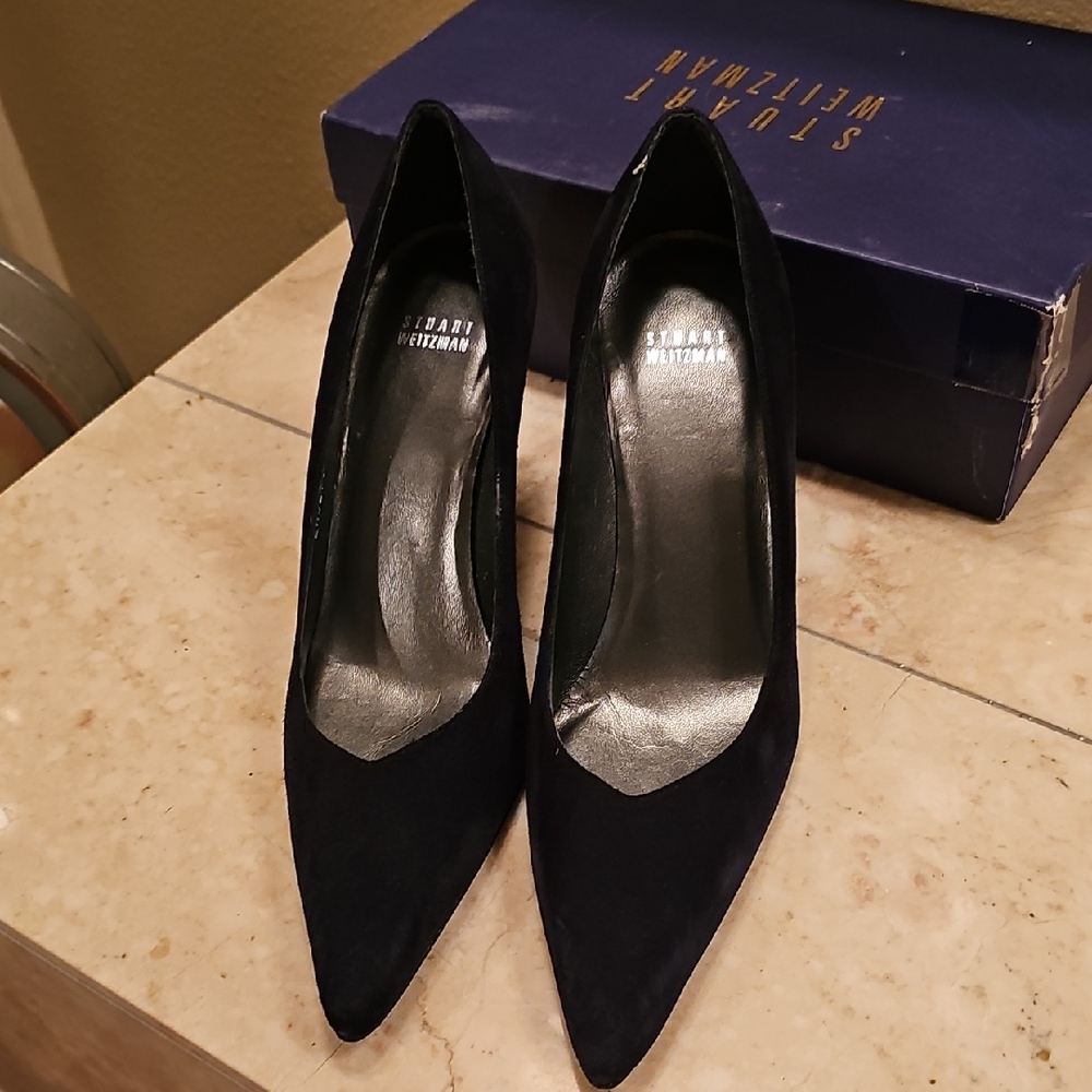 Stuart Weitzman Classic Black Heels